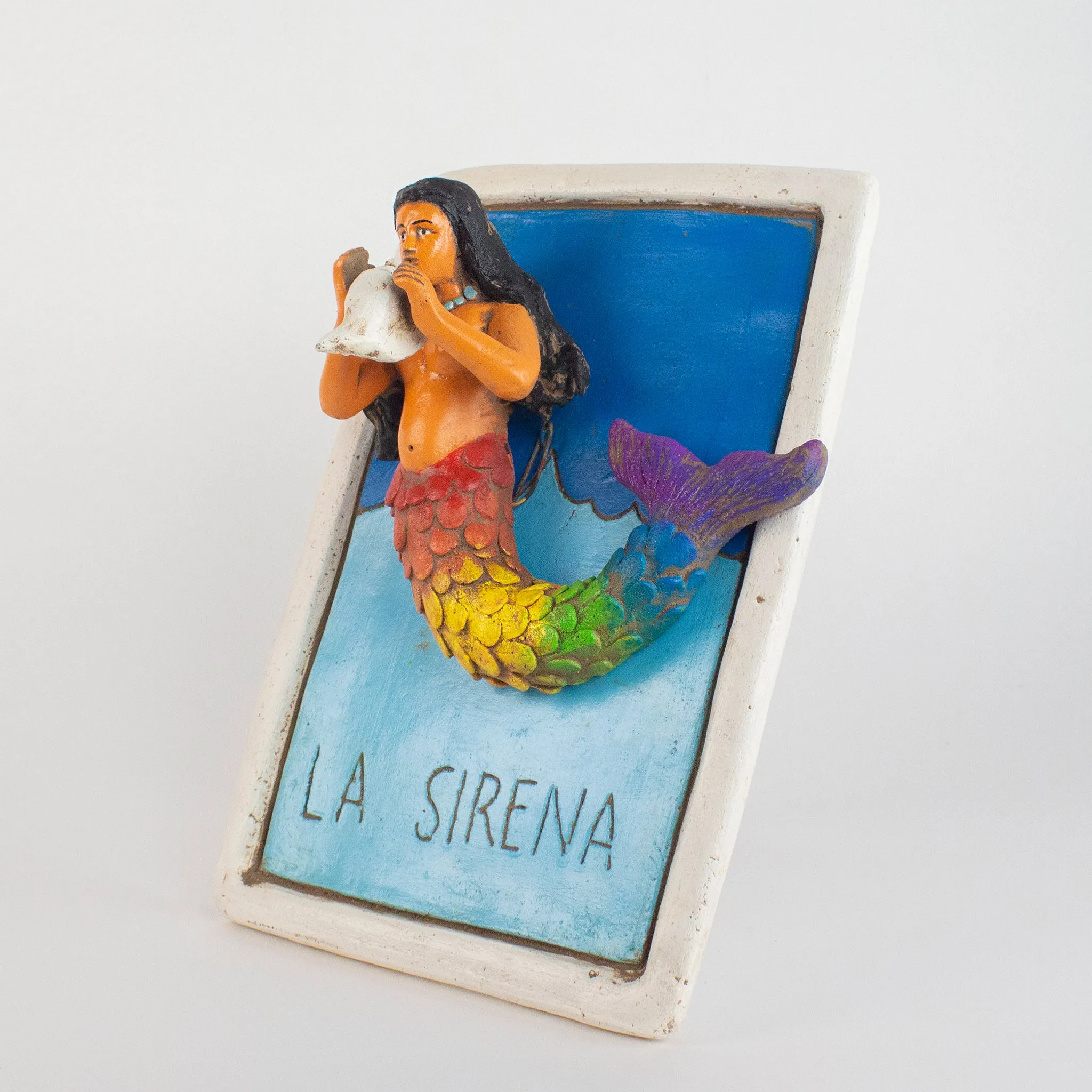 Loteria Card Wall Art, La Sirena #6