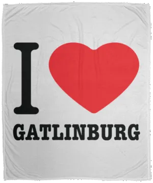 Love Gatlinburg - Plush Fleece Blanket (50x60)