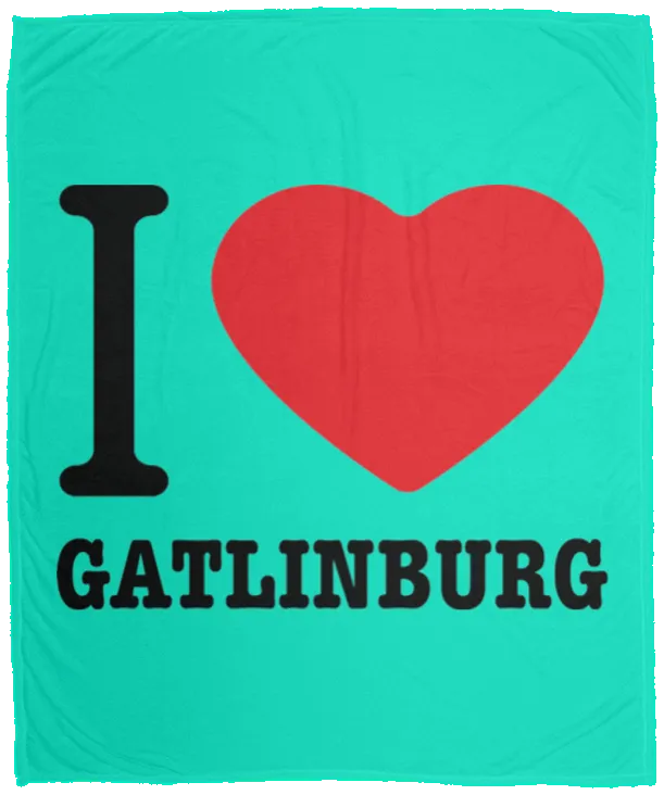 Love Gatlinburg - Plush Fleece Blanket (50x60)