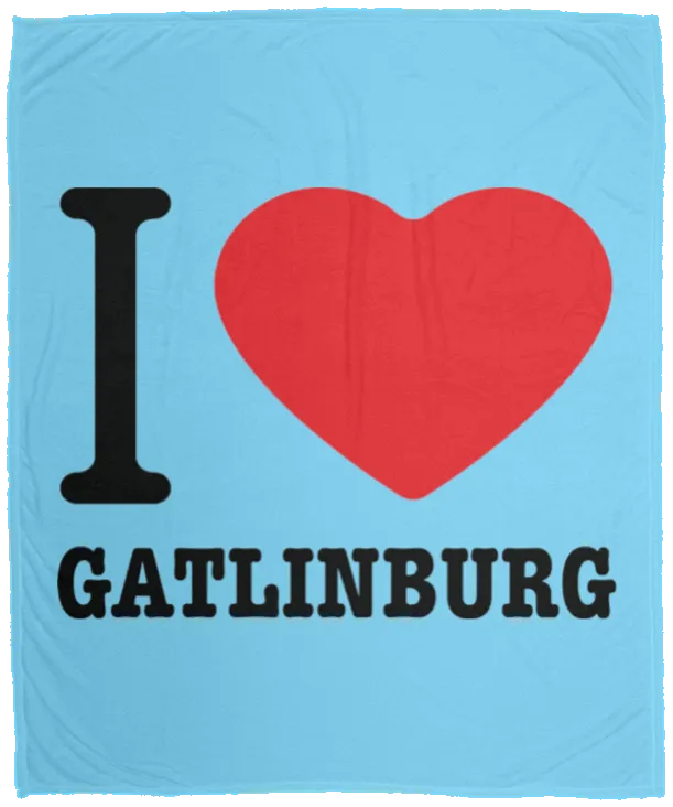Love Gatlinburg - Plush Fleece Blanket (50x60)