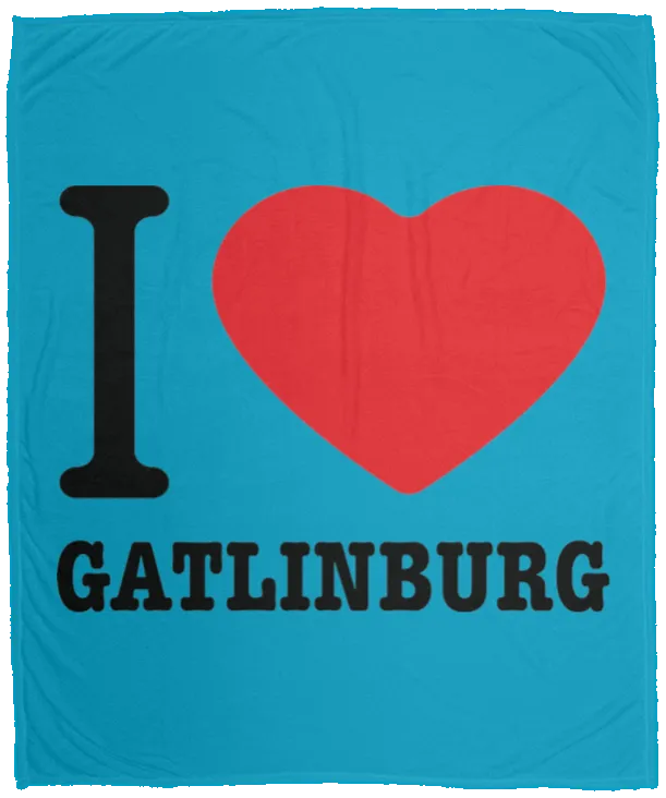 Love Gatlinburg - Plush Fleece Blanket (50x60)