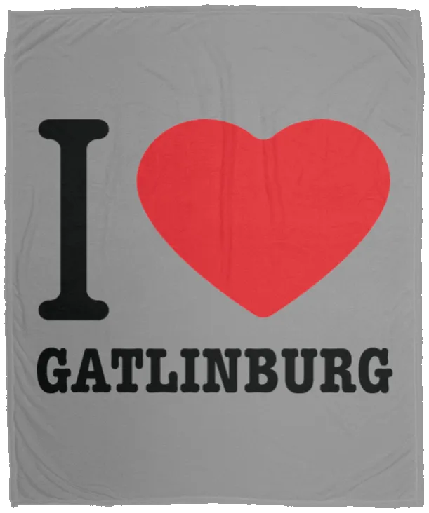 Love Gatlinburg - Plush Fleece Blanket (50x60)