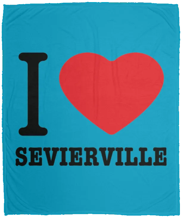 Love Sevierville - Plush Fleece Blanket (50x60)