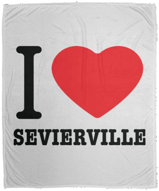Love Sevierville - Plush Fleece Blanket (50x60)