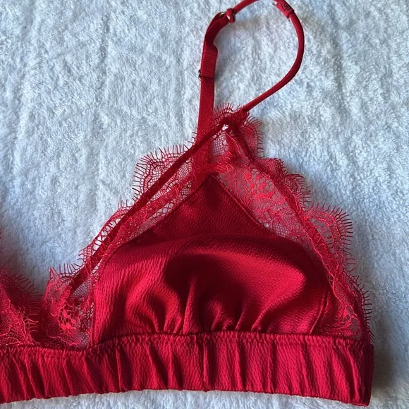Love Stories Lace Satin Bralette