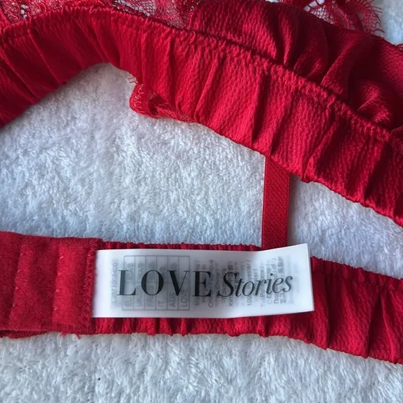 Love Stories Lace Satin Bralette
