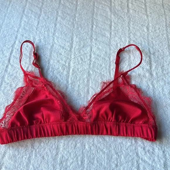 Love Stories Lace Satin Bralette