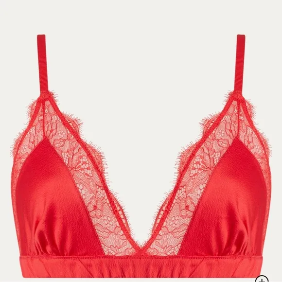Love Stories Lace Satin Bralette