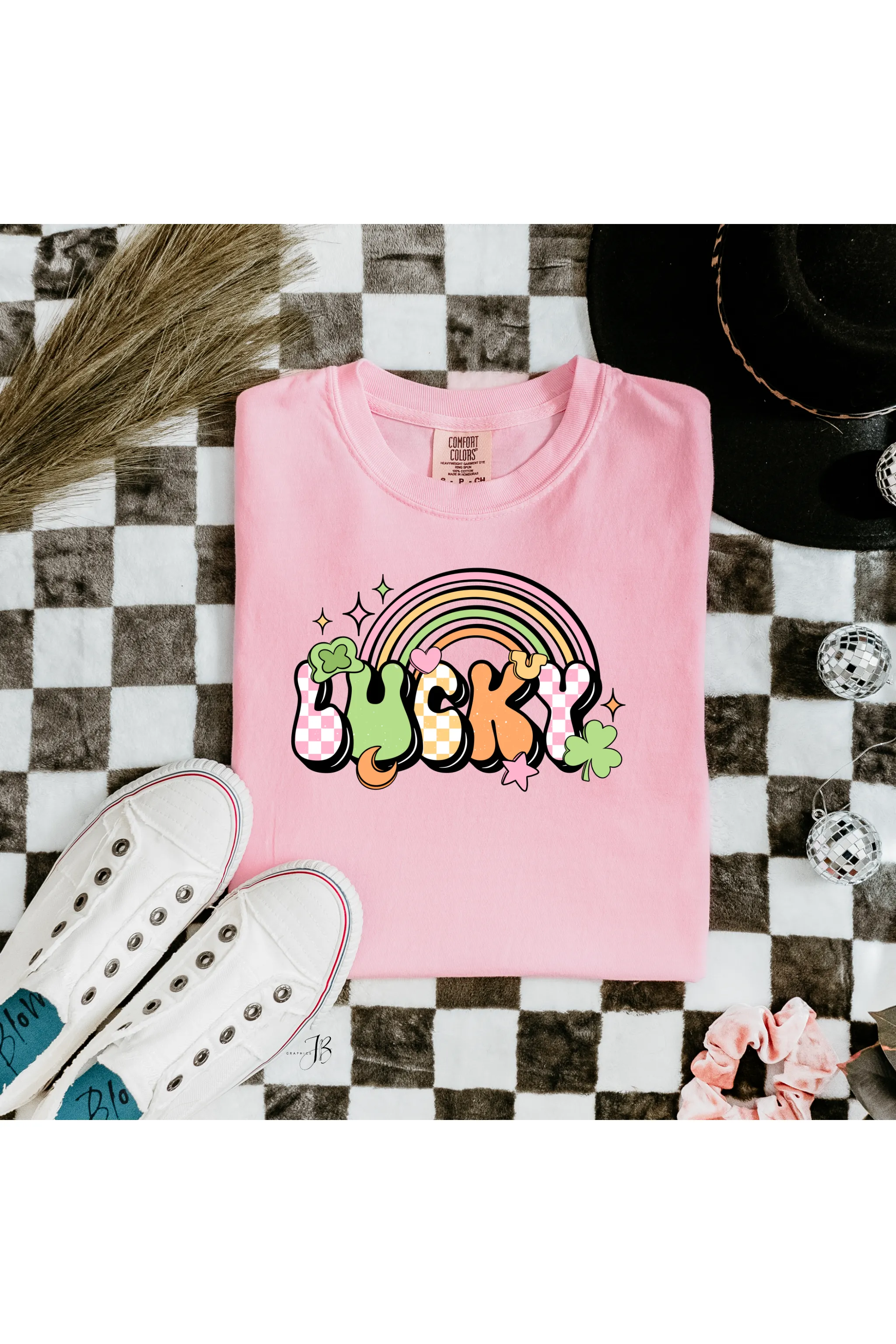 Lucky Rainbow Retro Tee