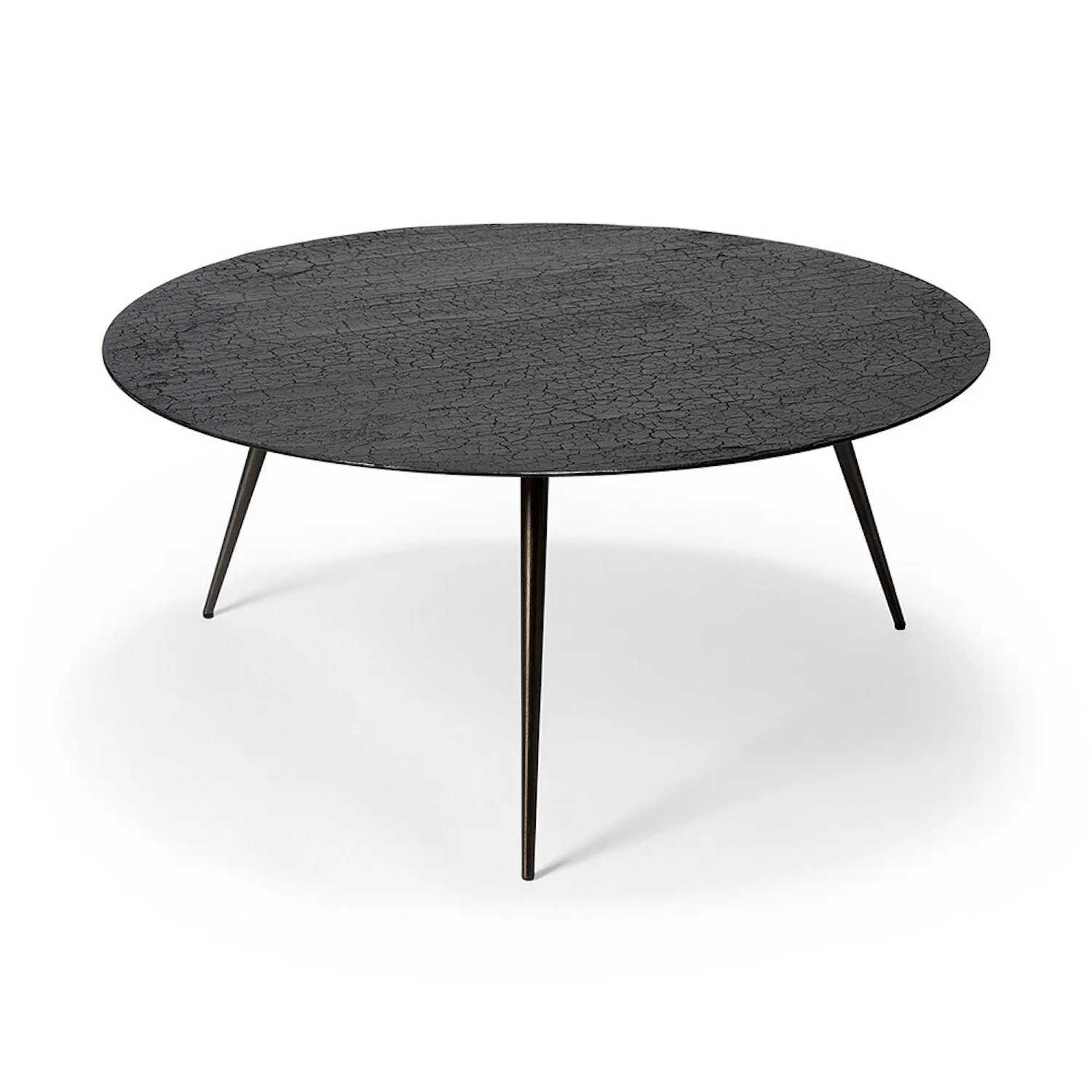 Luna Coffee Table - Lava/Linear - Black