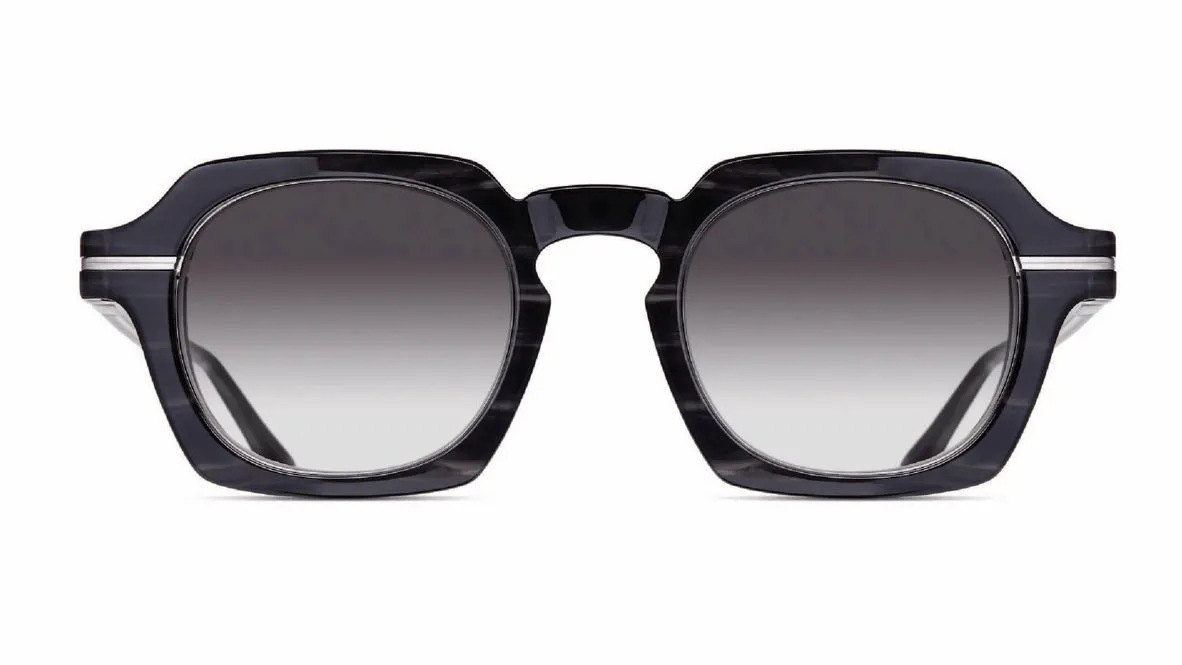 M2055-Black Stripe / Brushed Silver