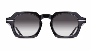 M2055-Black Stripe / Brushed Silver
