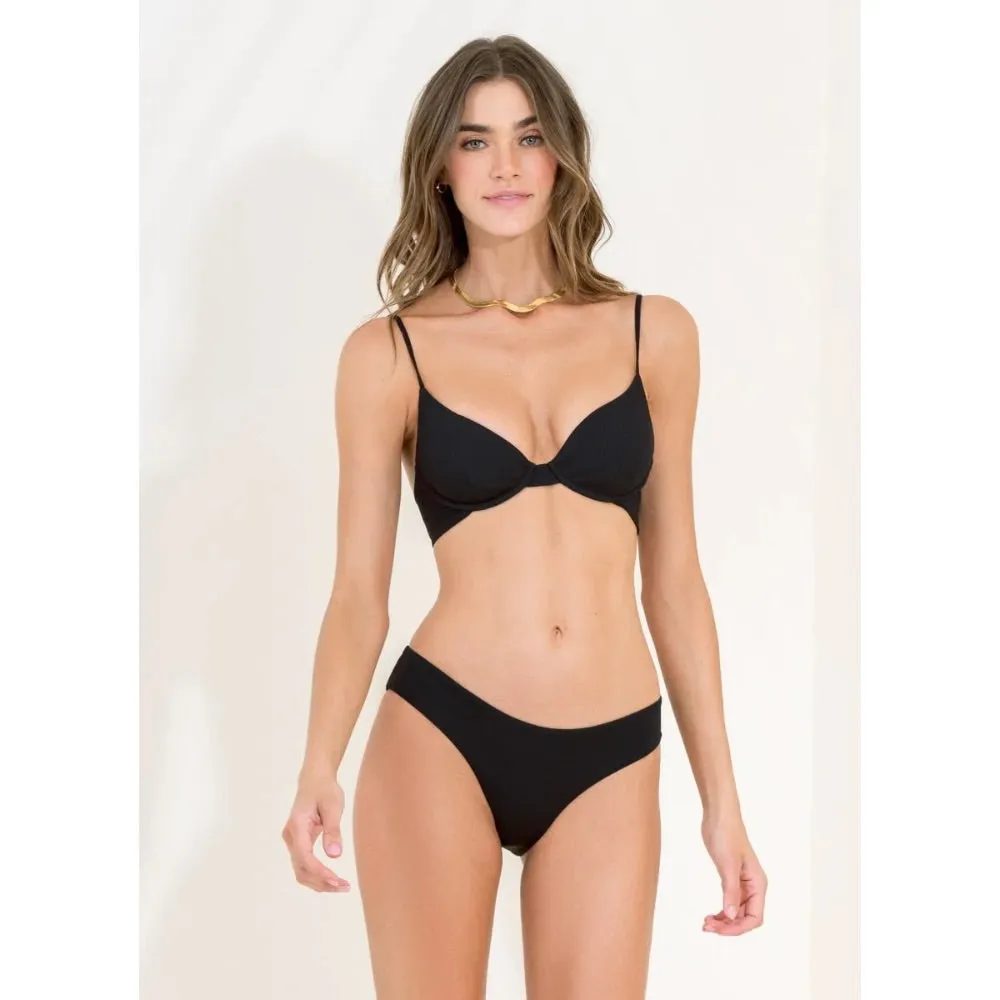 MAAJI JADE BLACK DAINTY UNDERWIRE TOP