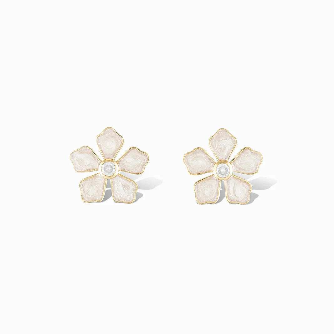 Maggie Stud Earrings in Cubic Zirconia