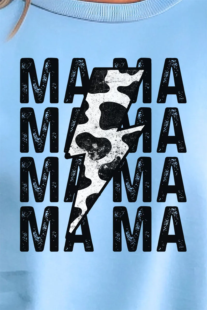 Mama Cow Lightning Bolt Unisex NuBlend Crew Sweatshirt