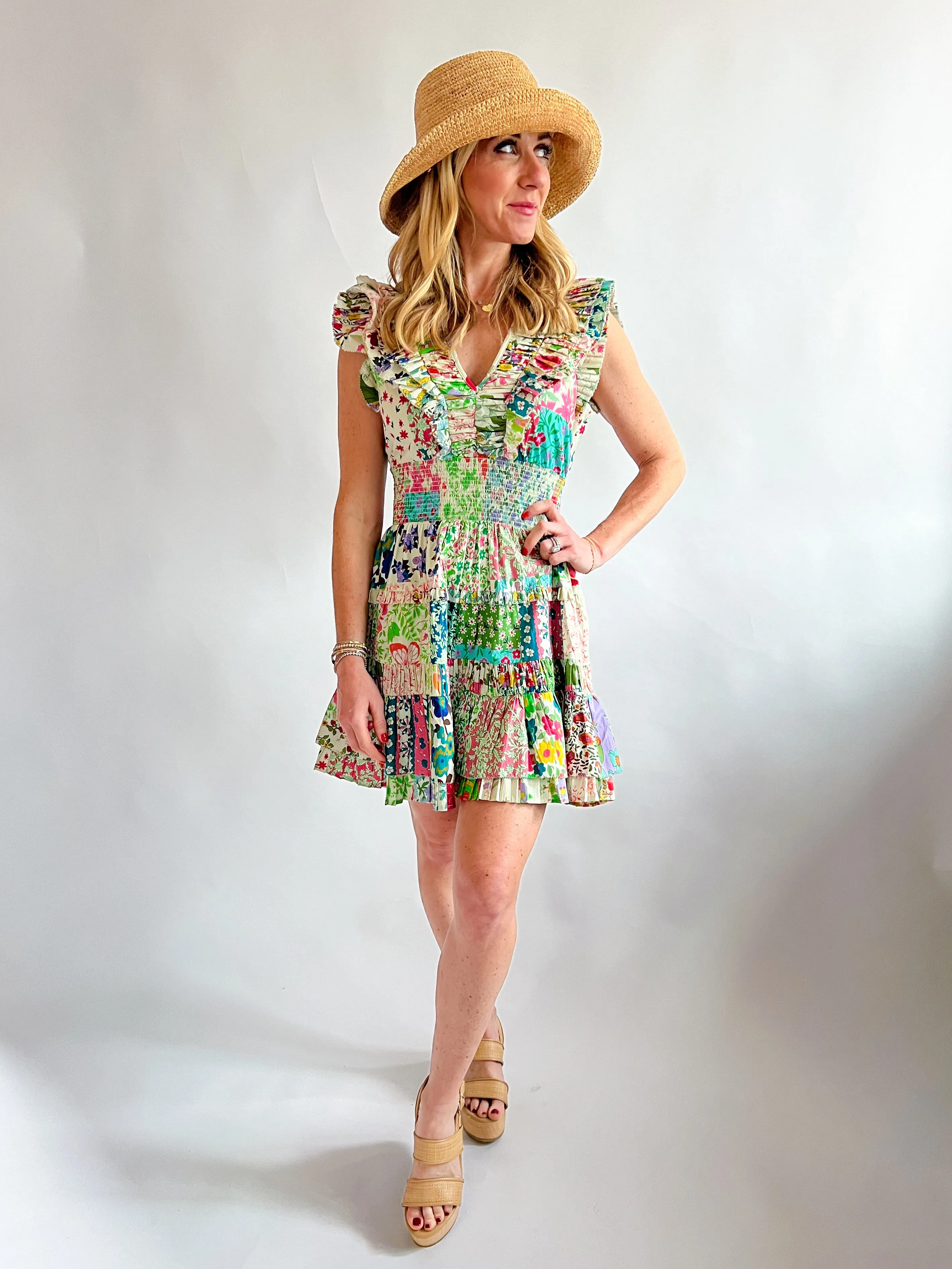 Maribel Patchwork Dress