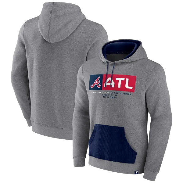 MEN'S ICONIC FLEECE RIB BLOCK HOODIE