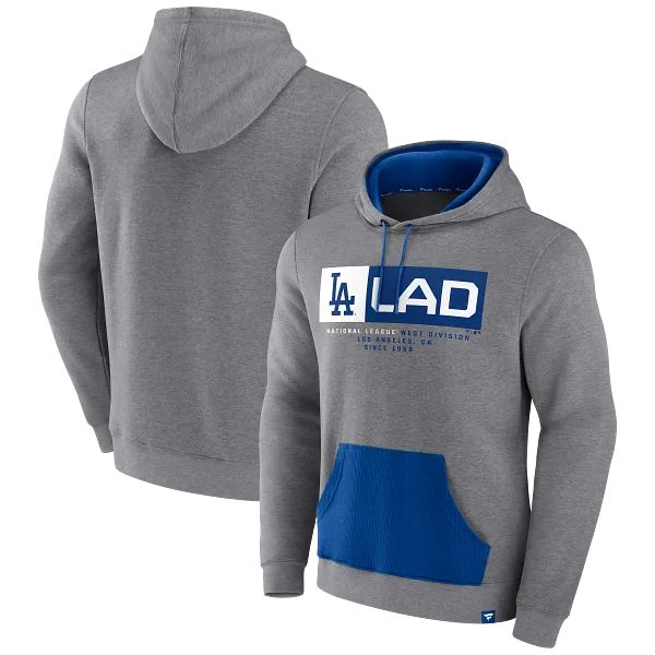 MEN'S ICONIC FLEECE RIB BLOCK HOODIE