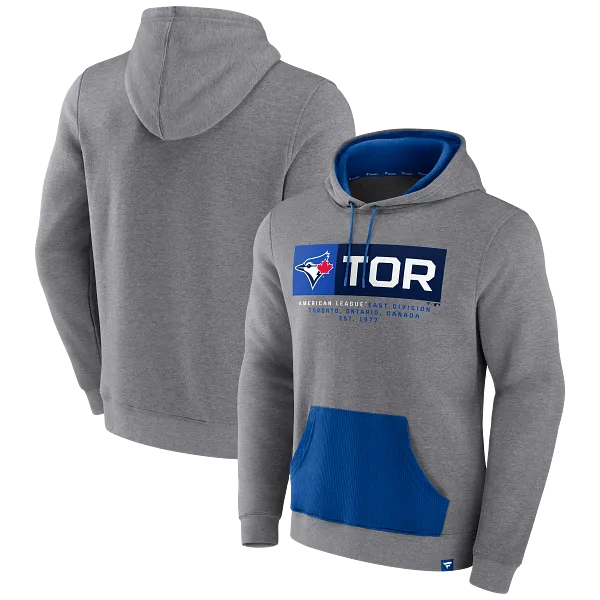 MEN'S ICONIC FLEECE RIB BLOCK HOODIE