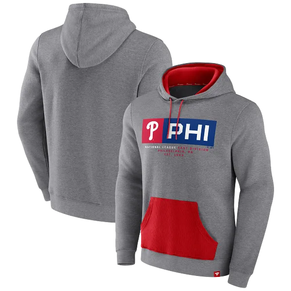 MEN'S ICONIC FLEECE RIB BLOCK HOODIE