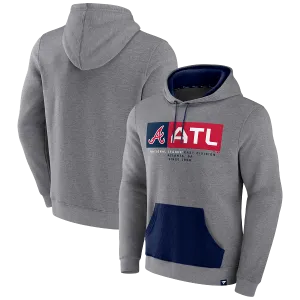 MEN'S ICONIC FLEECE RIB BLOCK HOODIE