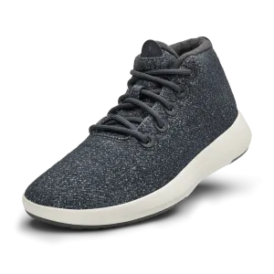 Men's Wool Runner-up Mizzles - Dark Grey (Natural White Sole)