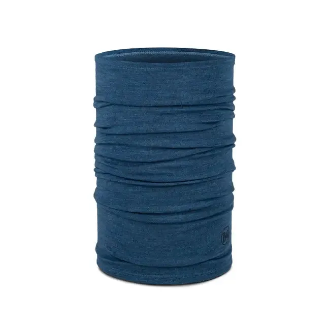 Merino Midweight Neckwear - Melange Tempest Blue