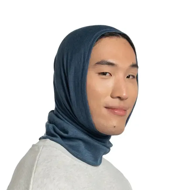 Merino Midweight Neckwear - Melange Tempest Blue