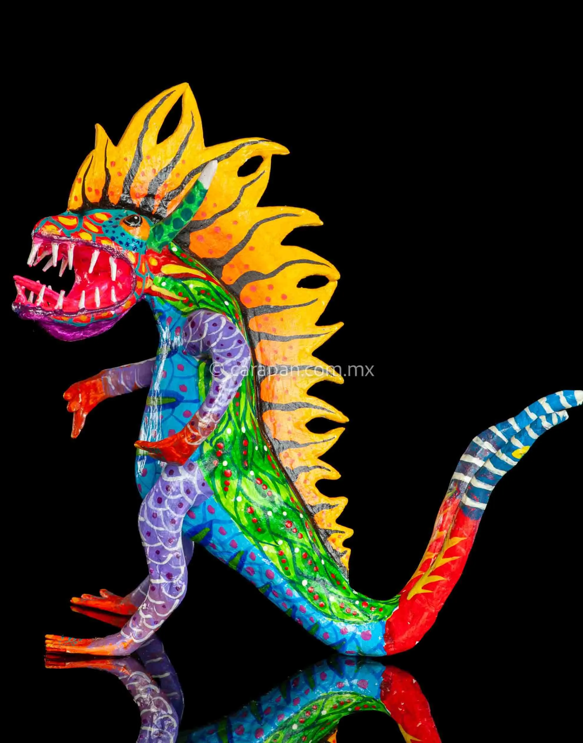 Mexican Monster Paper Mache Alebrije