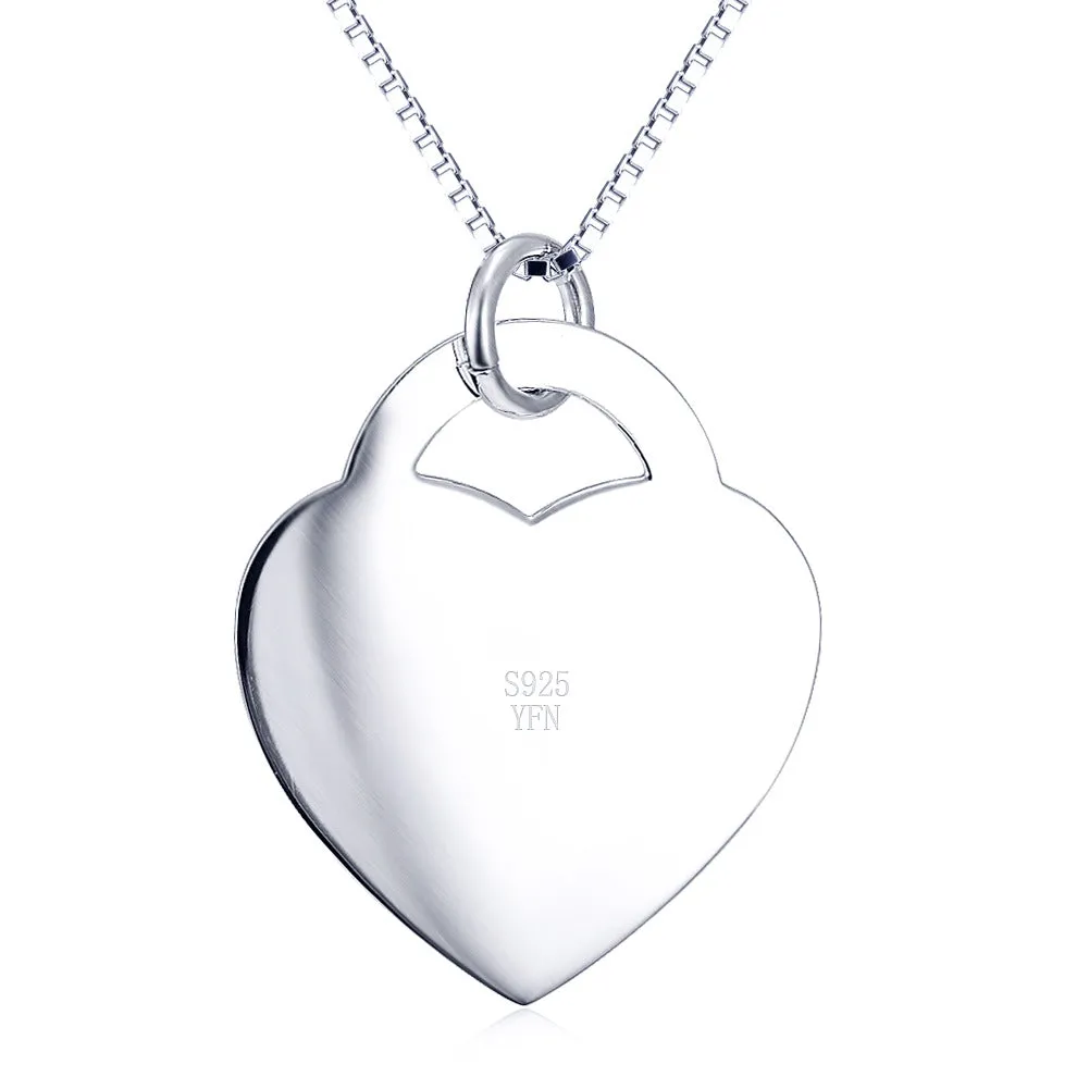 Mom’s Love Mom Heart Charm Pendant Necklace