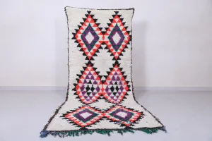 Moroccan Berber Rug - Bold Geometric Design 3.3ft x 8.2ft