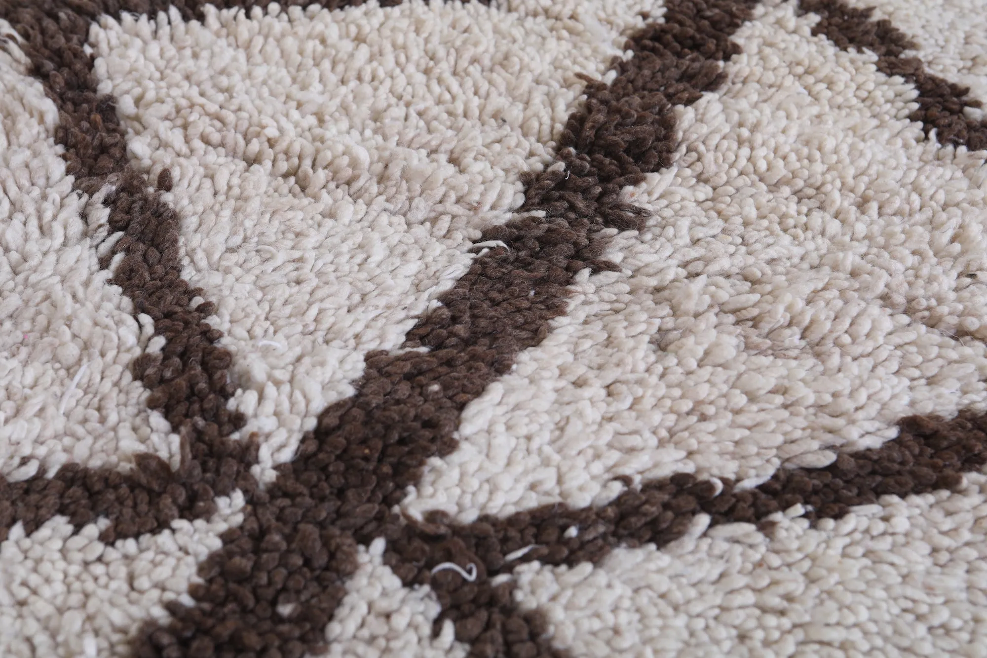 Moroccan Rug - Handwoven 2.1ft x 6.2ft | Minimalist Berber Style