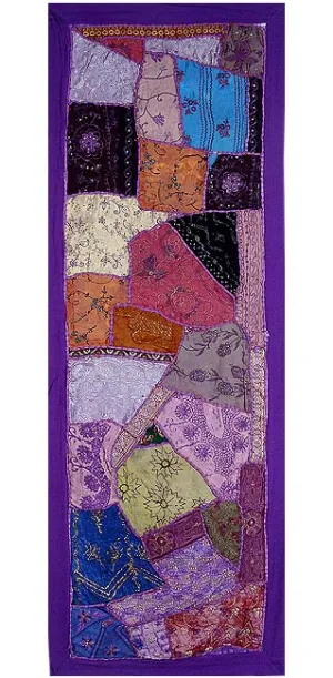 Night at the Fair - Embroidered Wall Hanging