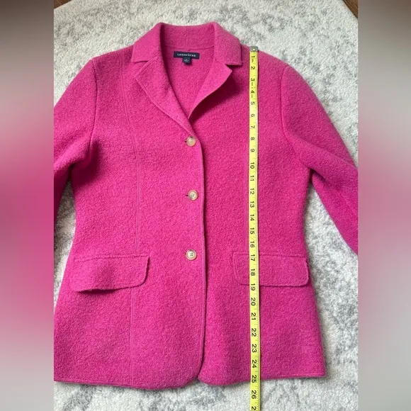 NWOT Lands’ End 0 wool cardigan blazer size 4P