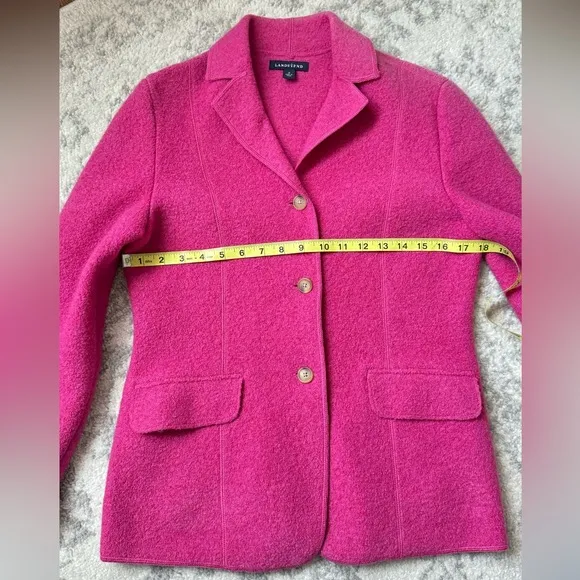 NWOT Lands’ End 0 wool cardigan blazer size 4P