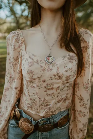 Old Time Floral Necklace