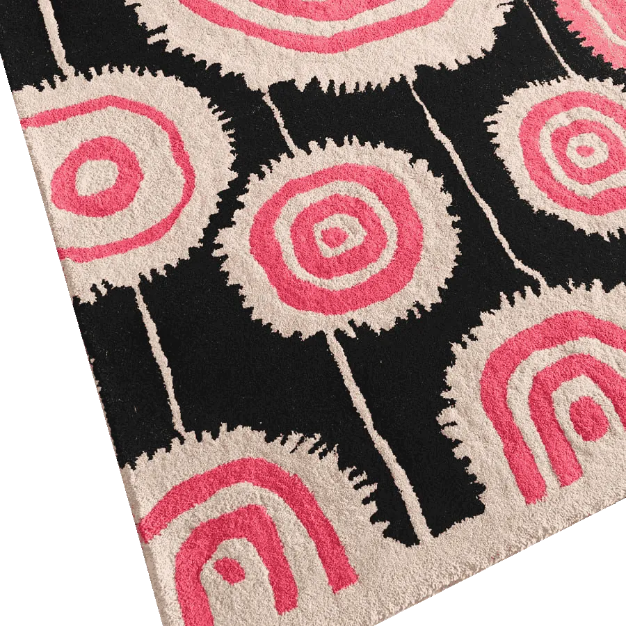 Orbit Bloom Hand Tufted Rug