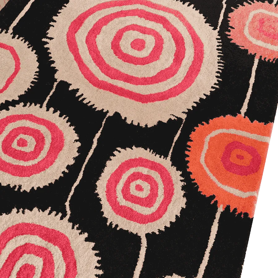 Orbit Bloom Hand Tufted Rug