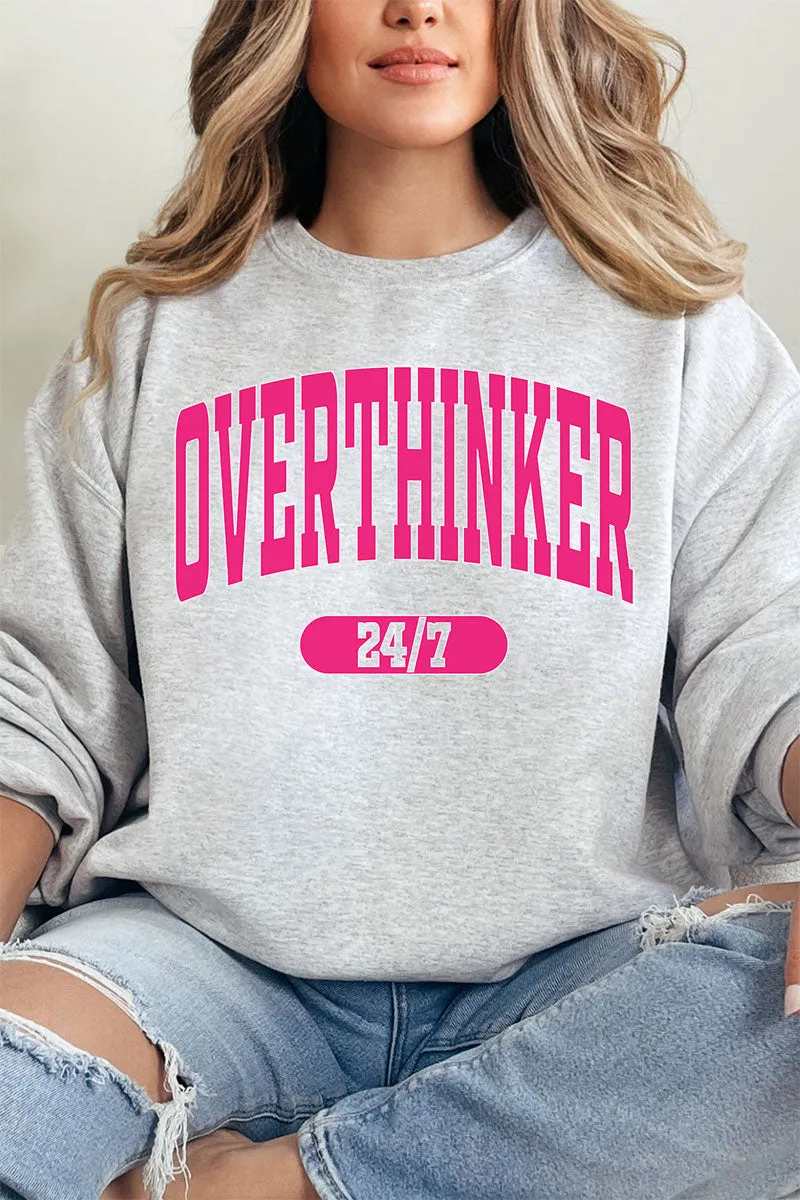 Overthinker 24/7 Unisex NuBlend Crew Sweatshirt