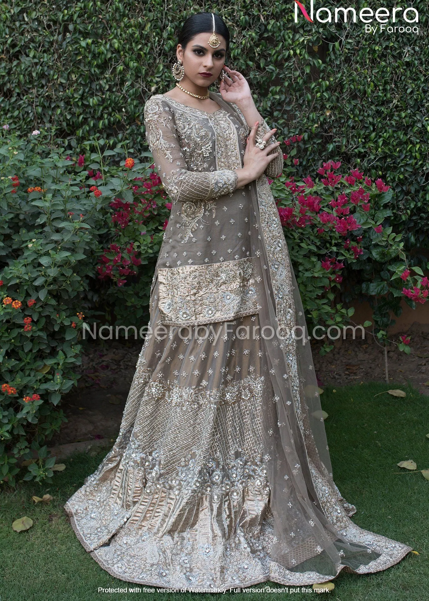 Pakistani Kameez Lehenga for Wedding Party Wear #PN82