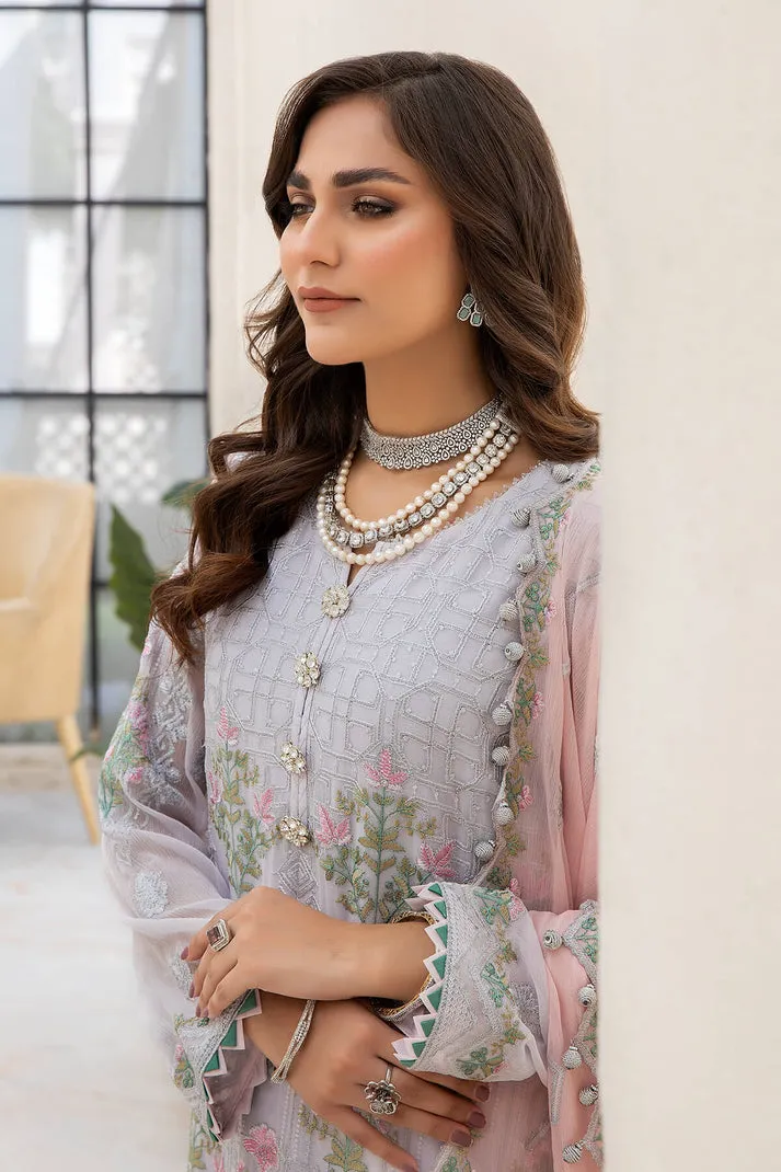 Pakistani salwar Kameez Dupatta Lilac Heavily Embroidered Salwar Suit