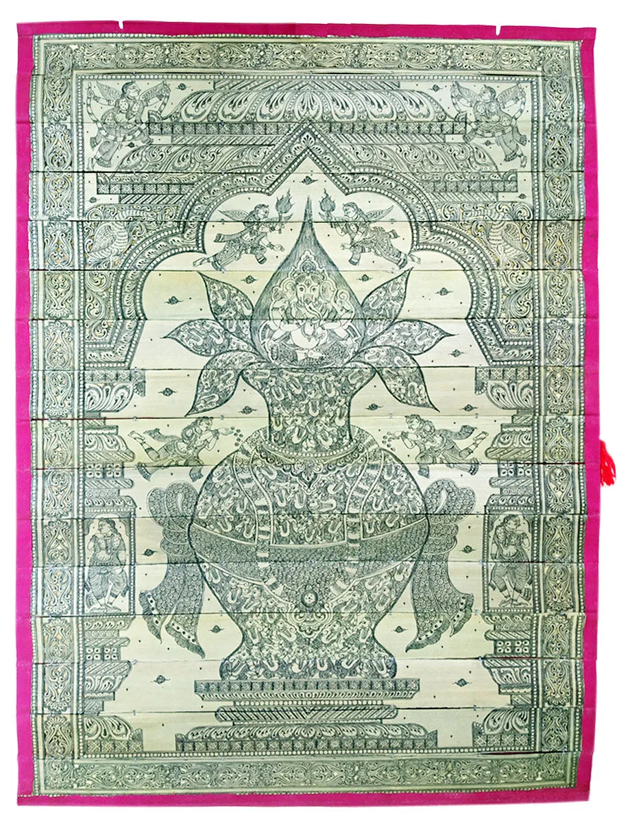 Palm Leaf Pattachitra Kalasa