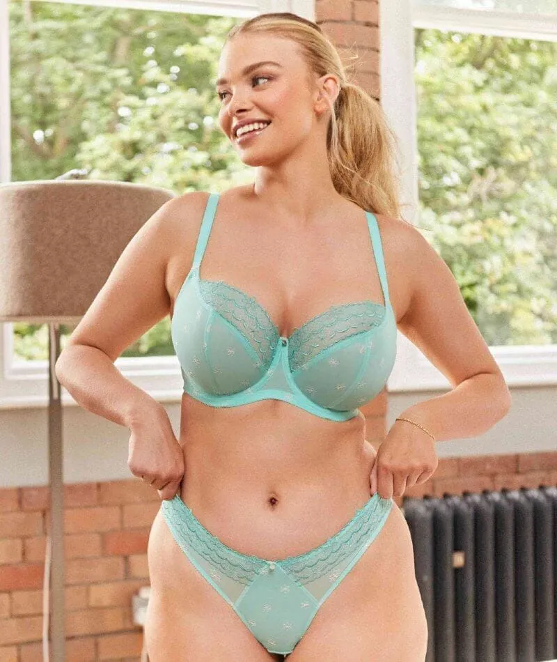 Panache Blossom Brazilian Brief - Jade