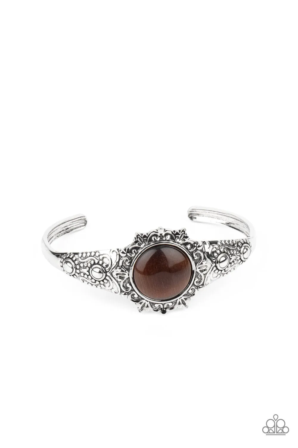 Paparazzi. - Extravagantly Enchanting - Brown Bracelet
