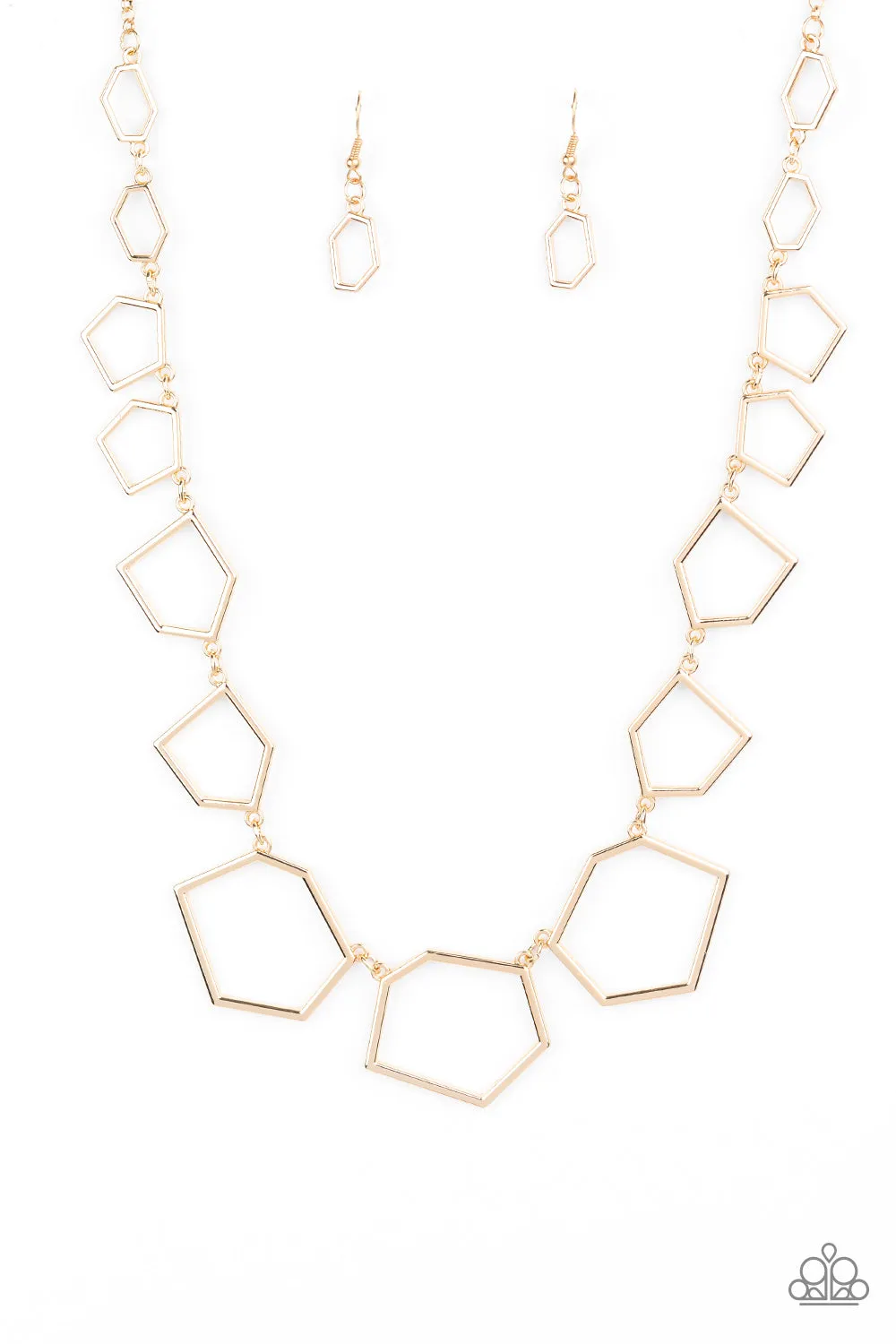 Paparazzi Full Frame Fashion - Gold Necklace