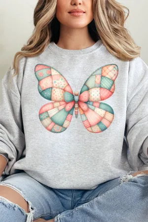 Patchwork Butterfly Unisex NuBlend Crew Sweatshirt