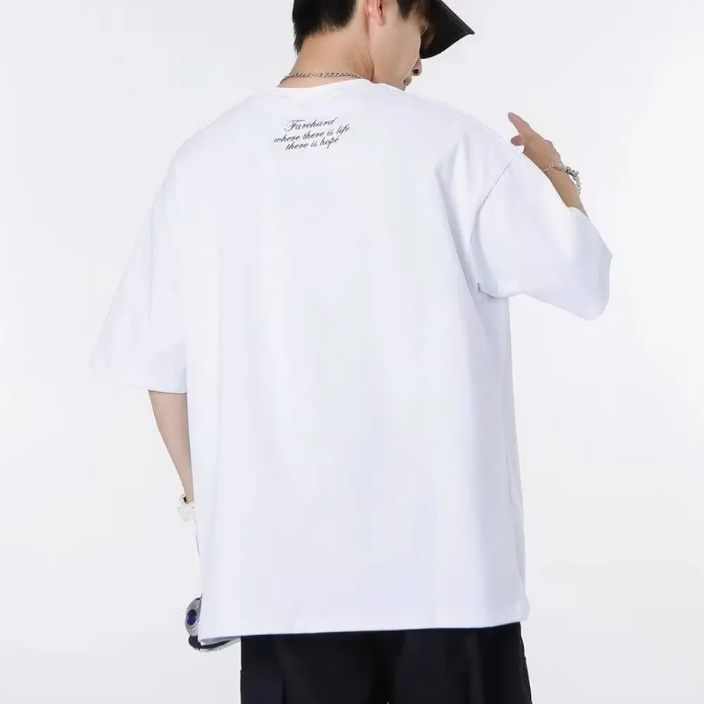 Patchwork Embroidered Stars T-shirt