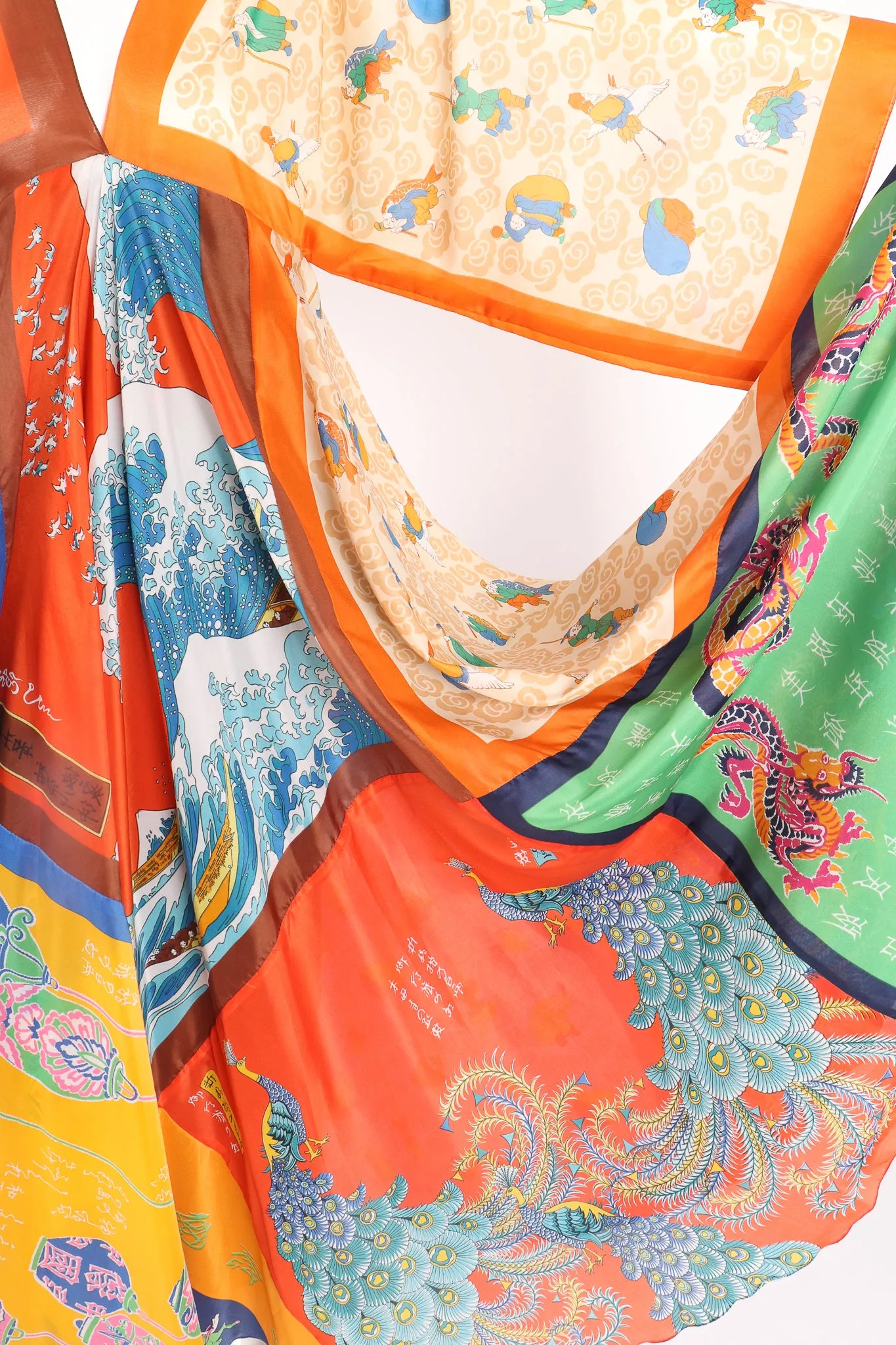 Patchwork Scarf Dress