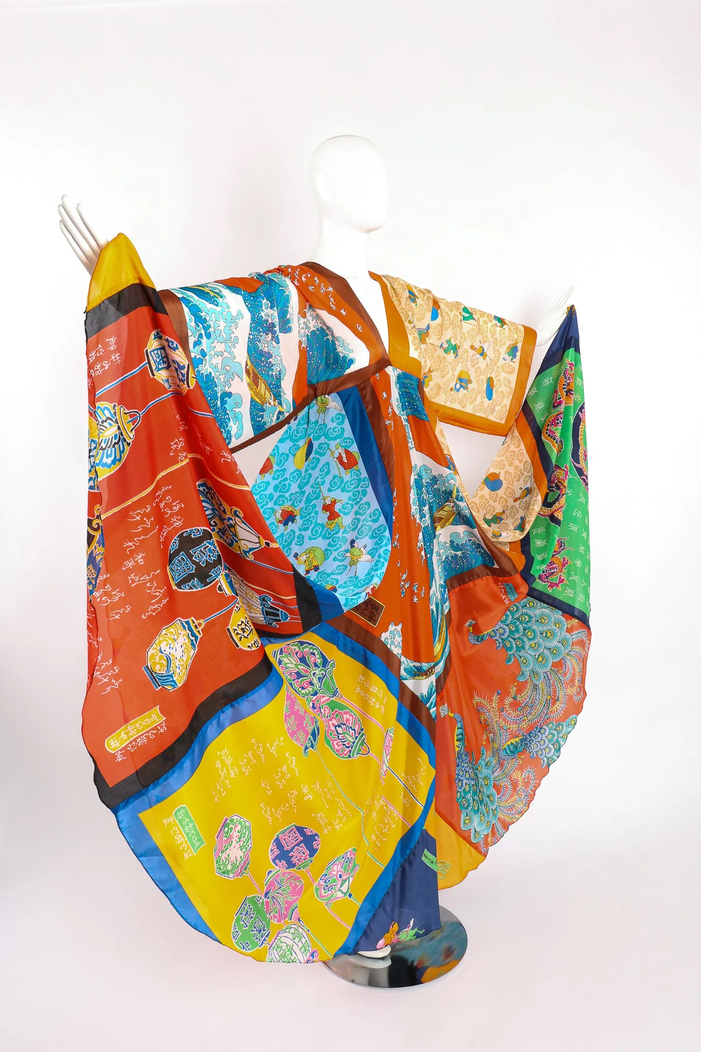 Patchwork Scarf Dress