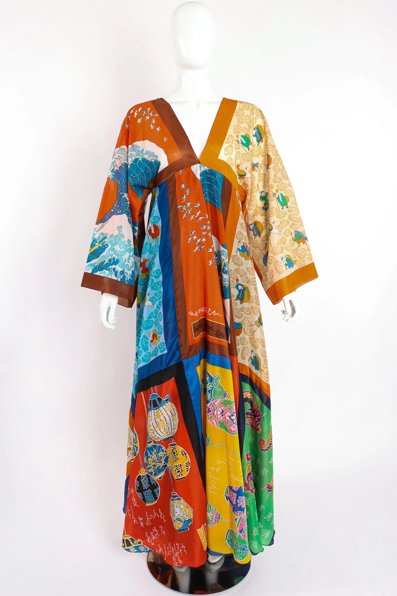 Patchwork Scarf Dress